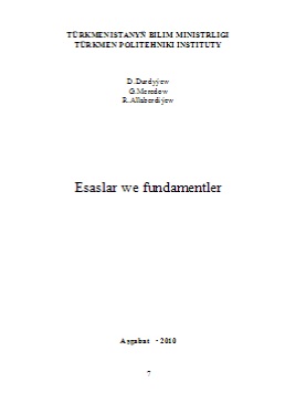 Esaslar we fundamentler